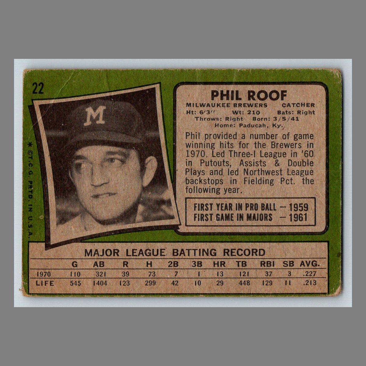1971 Topps Baseball Cards #1 - 199 | You Pick | Complete Your Set - Picture 37 of 307