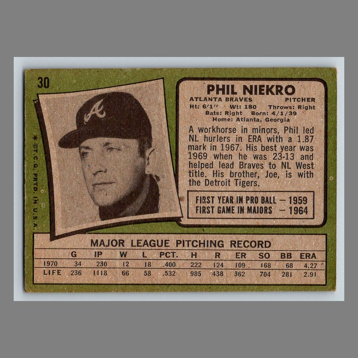 1971 Topps Baseball Cards #1 - 199 | You Pick | Complete Your Set - Picture 45 of 307
