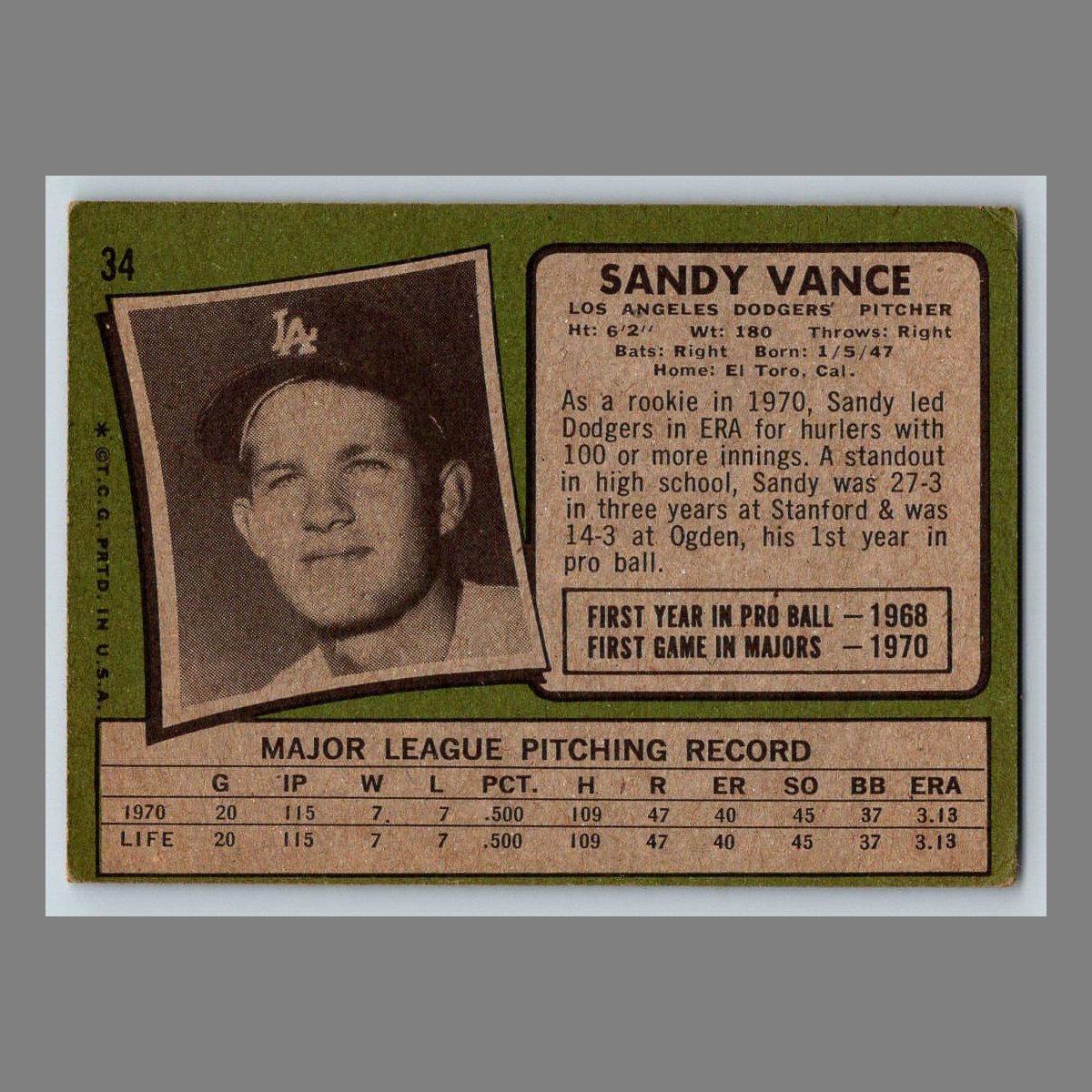 1971 Topps Baseball Cards #1 - 199 | You Pick | Complete Your Set - Picture 55 of 307