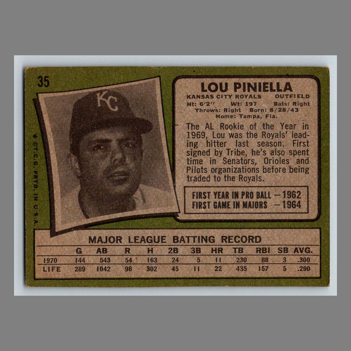1971 Topps Baseball Cards #1 - 199 | You Pick | Complete Your Set - Picture 59 of 307