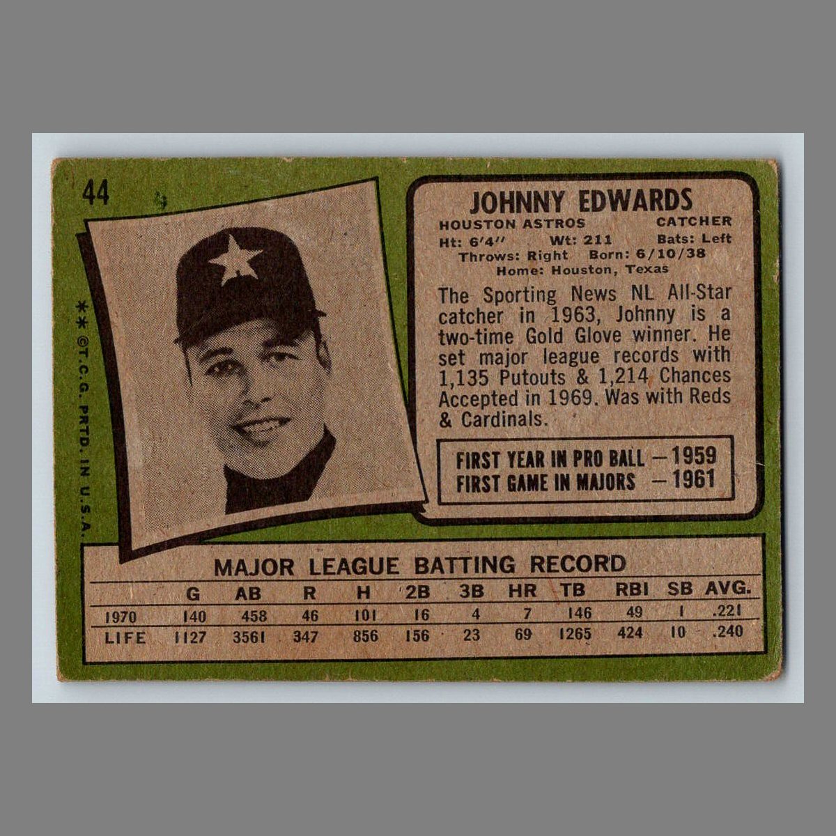 1971 Topps Baseball Cards #1 - 199 | You Pick | Complete Your Set - Picture 69 of 307