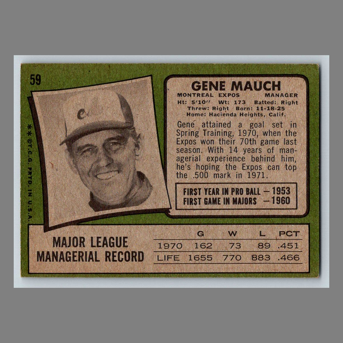 1971 Topps Baseball Cards #1 - 199 | You Pick | Complete Your Set - Picture 81 of 307