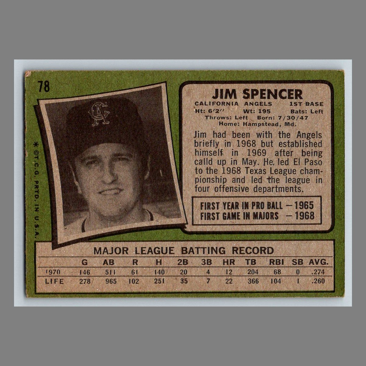 1971 Topps Baseball Cards #1 - 199 | You Pick | Complete Your Set - Picture 121 of 307