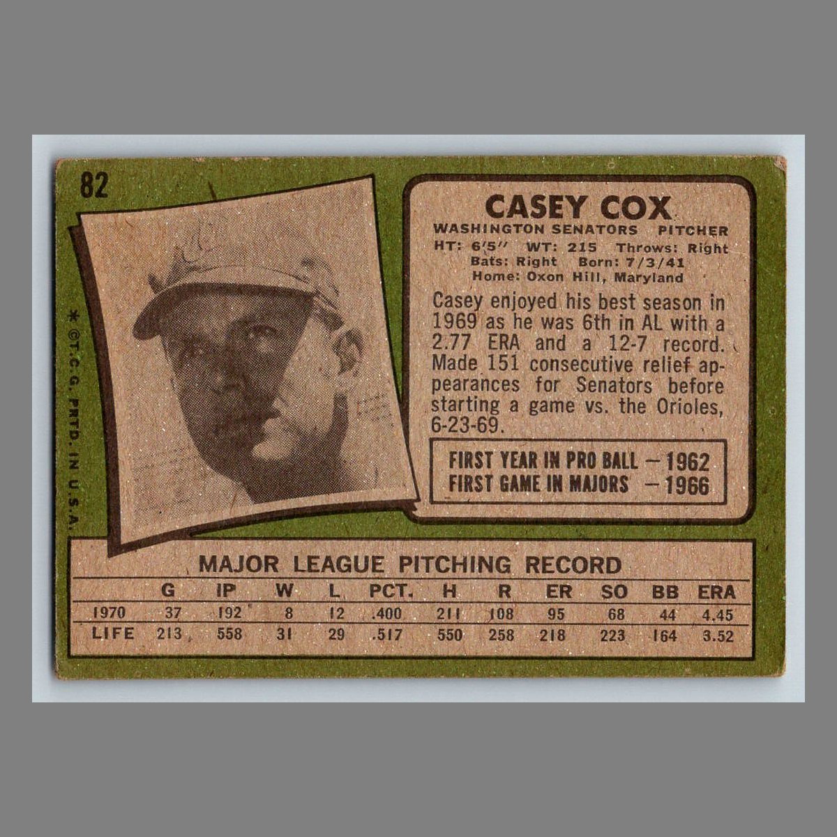 1971 Topps Baseball Cards #1 - 199 | You Pick | Complete Your Set - Picture 129 of 307