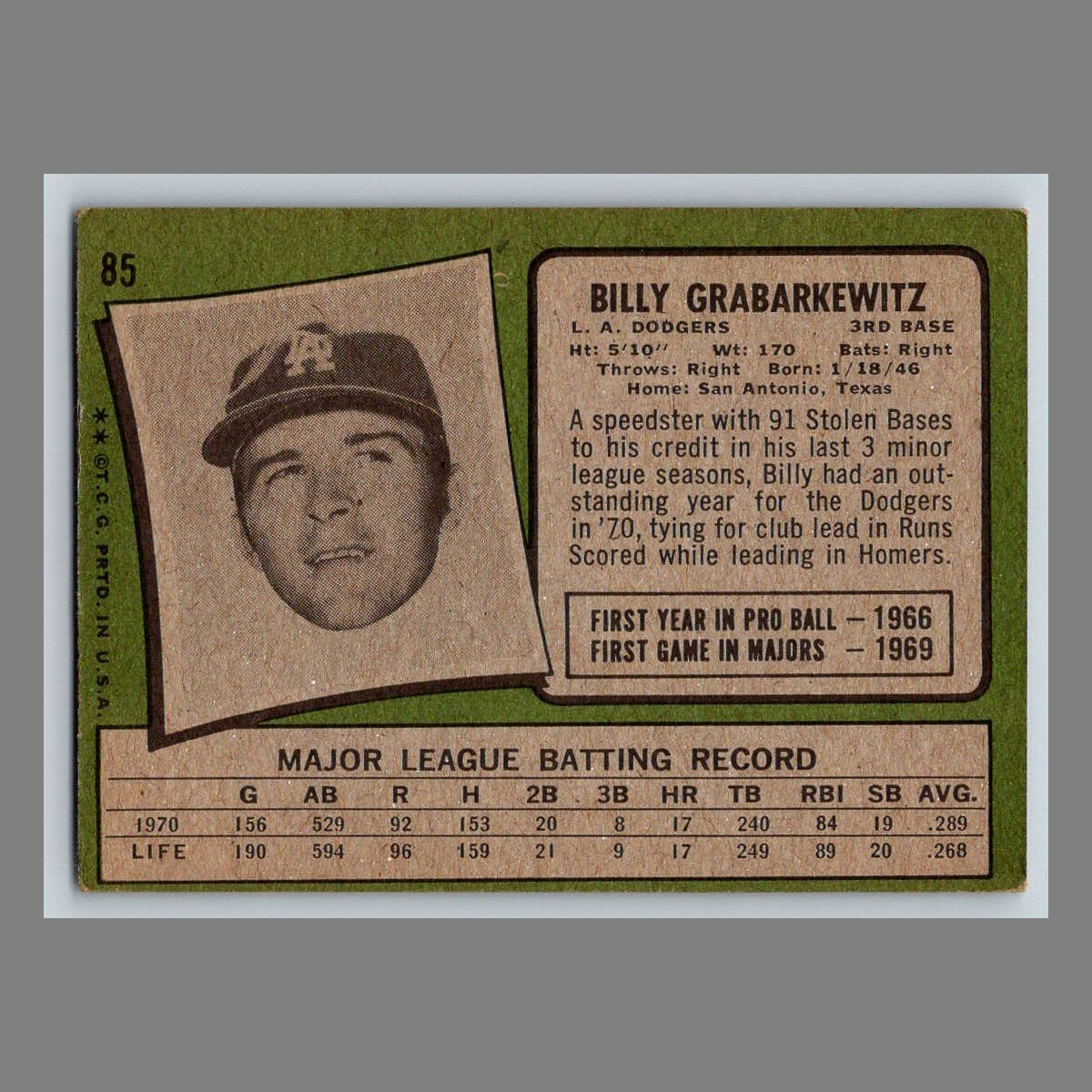 1971 Topps Baseball Cards #1 - 199 | You Pick | Complete Your Set - Picture 135 of 307