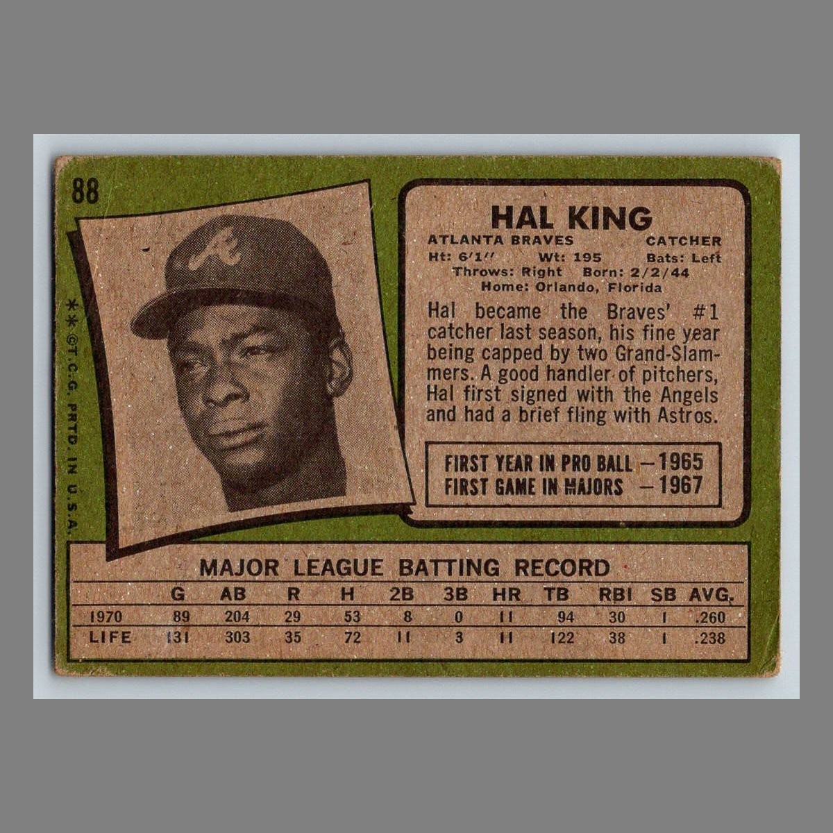 1971 Topps Baseball Cards #1 - 199 | You Pick | Complete Your Set - Picture 139 of 307