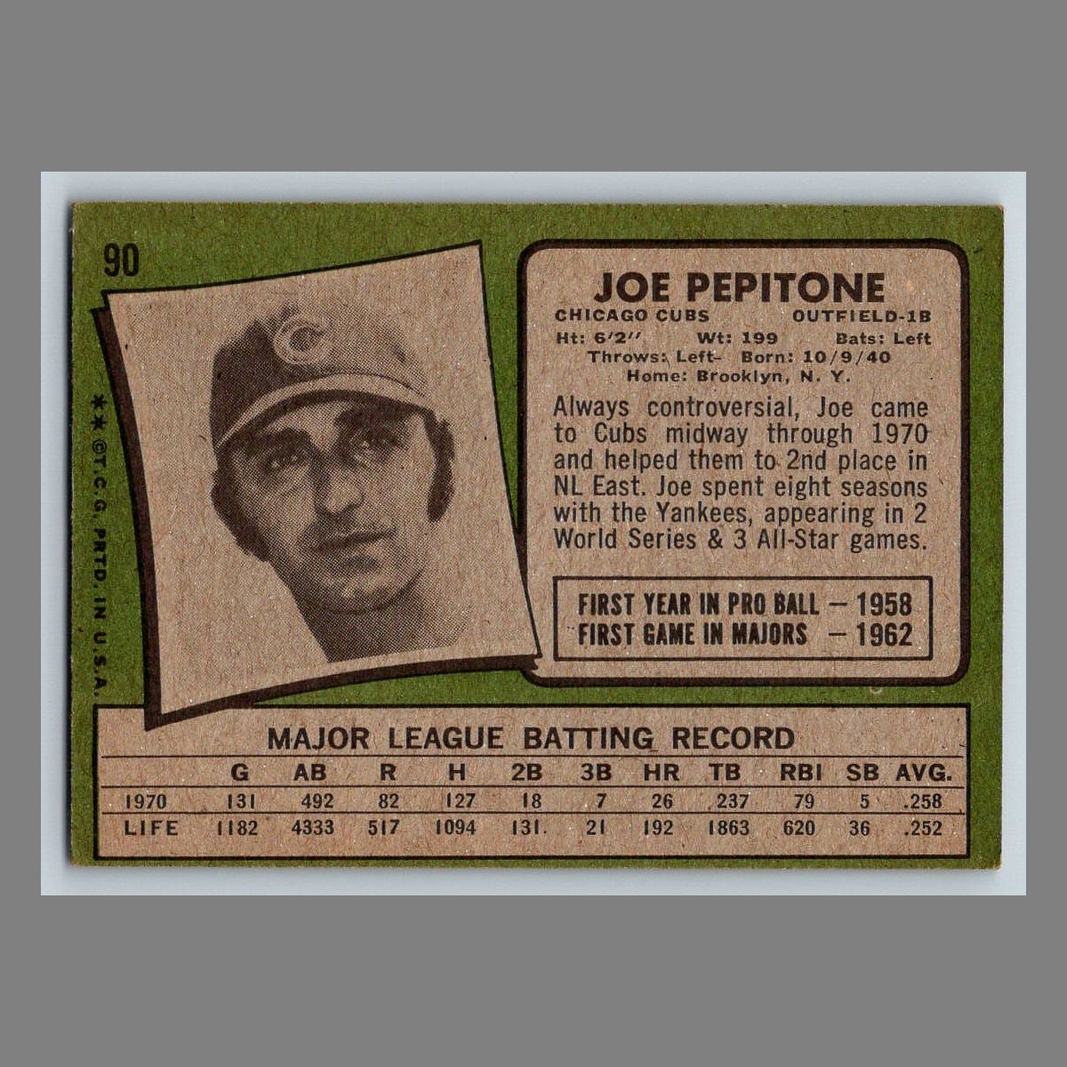 1971 Topps Baseball Cards #1 - 199 | You Pick | Complete Your Set - Picture 143 of 307