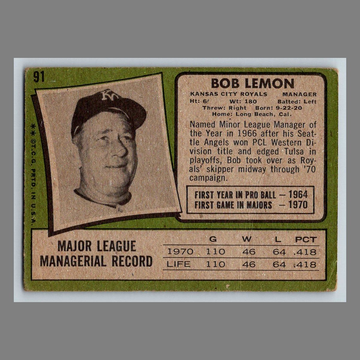 1971 Topps Baseball Cards #1 - 199 | You Pick | Complete Your Set - Picture 145 of 307