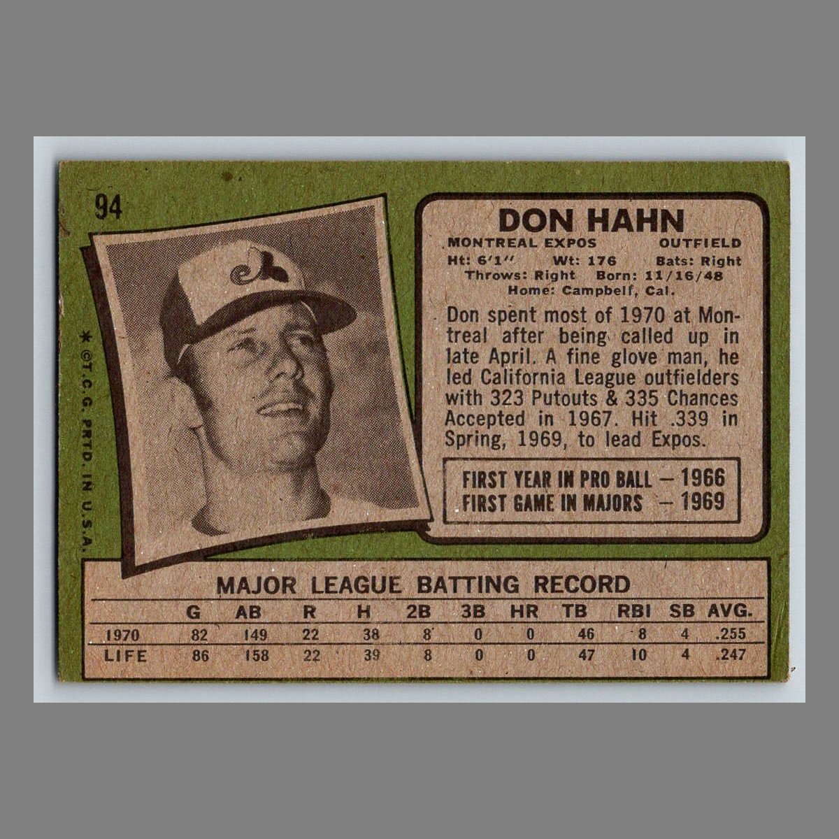 1971 Topps Baseball Cards #1 - 199 | You Pick | Complete Your Set - Picture 151 of 307