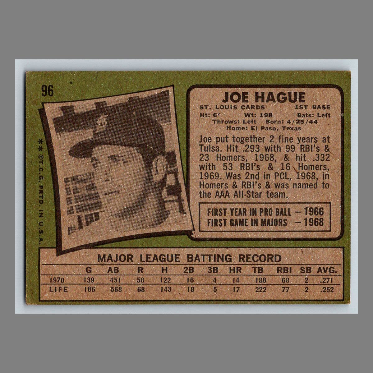1971 Topps Baseball Cards #1 - 199 | You Pick | Complete Your Set - Picture 153 of 307