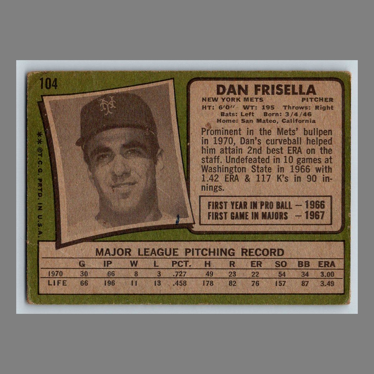 1971 Topps Baseball Cards #1 - 199 | You Pick | Complete Your Set - Picture 163 of 307