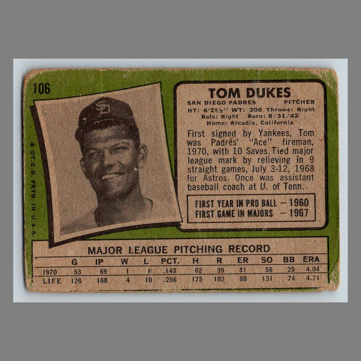 1971 Topps Baseball Cards #1 - 199 | You Pick | Complete Your Set - Picture 169 of 307