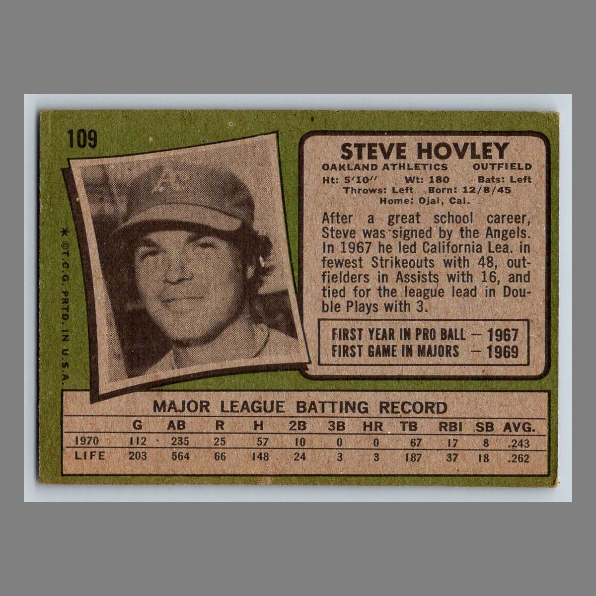 1971 Topps Baseball Cards #1 - 199 | You Pick | Complete Your Set - Picture 175 of 307