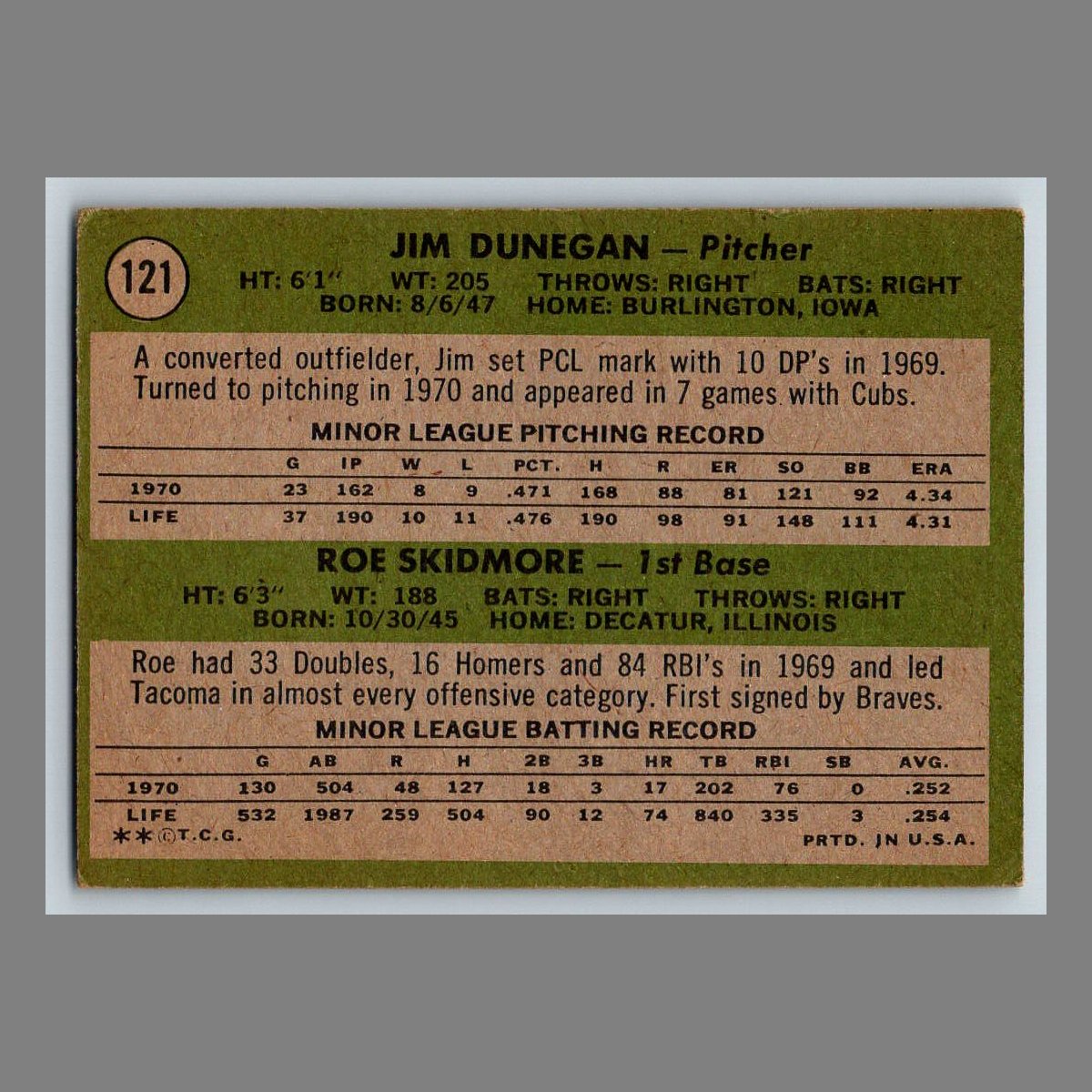 1971 Topps Baseball Cards #1 - 199 | You Pick | Complete Your Set - Picture 193 of 307