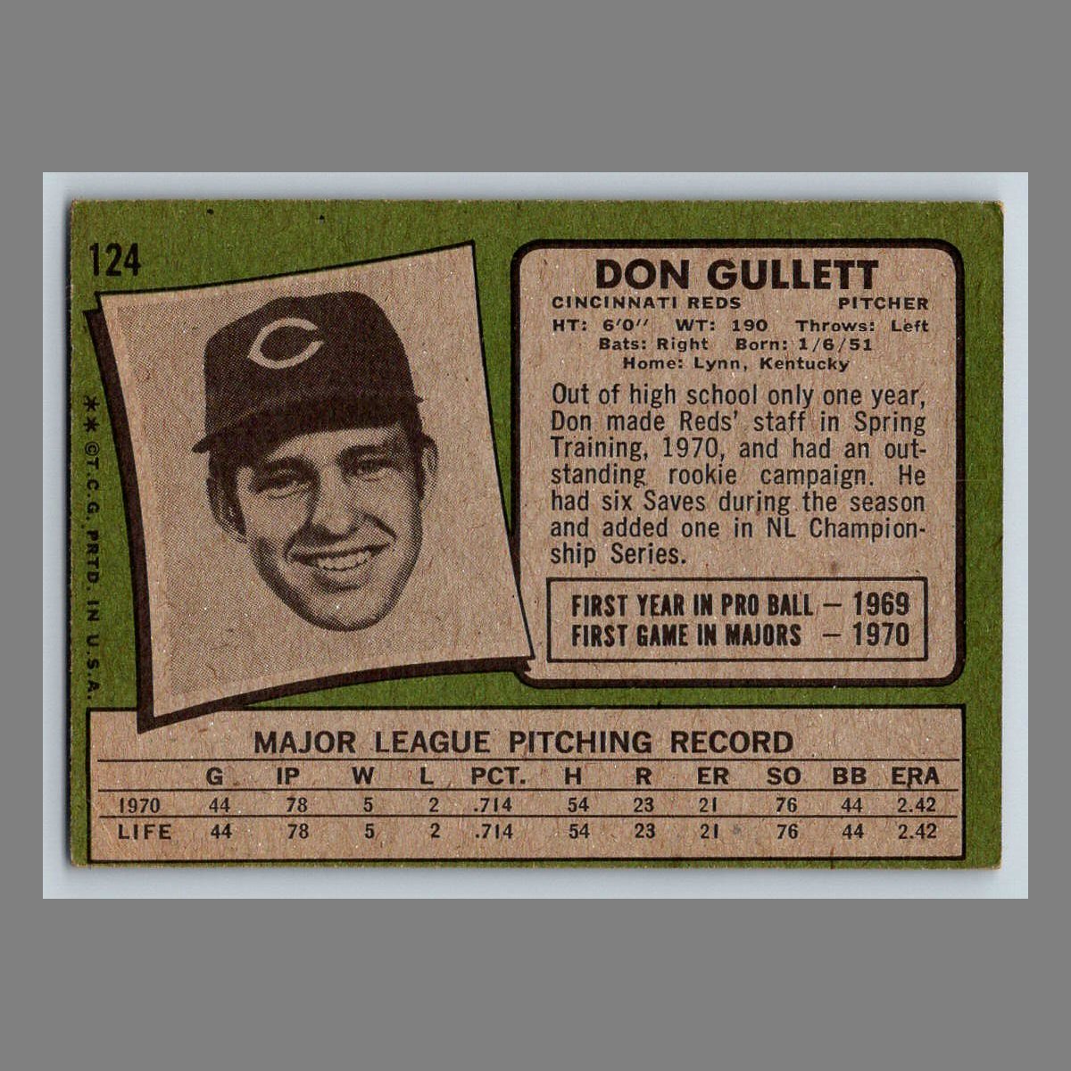 1971 Topps Baseball Cards #1 - 199 | You Pick | Complete Your Set - Picture 199 of 307