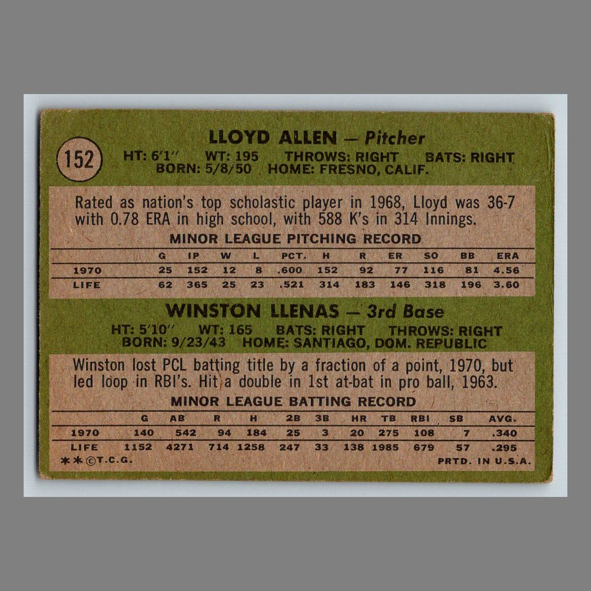 1971 Topps Baseball Cards #1 - 199 | You Pick | Complete Your Set - Picture 237 of 307