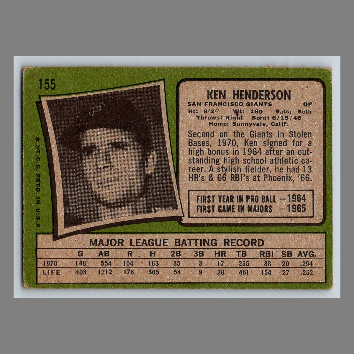 1971 Topps Baseball Cards #1 - 199 | You Pick | Complete Your Set - Picture 243 of 307