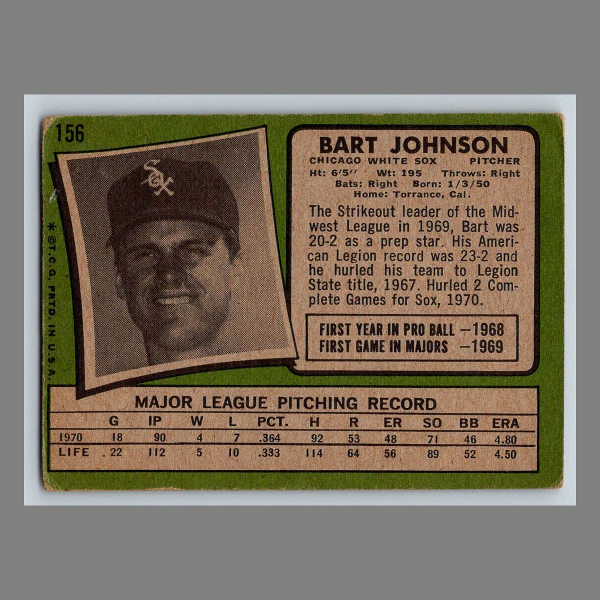 1971 Topps Baseball Cards #1 - 199 | You Pick | Complete Your Set - Picture 245 of 307