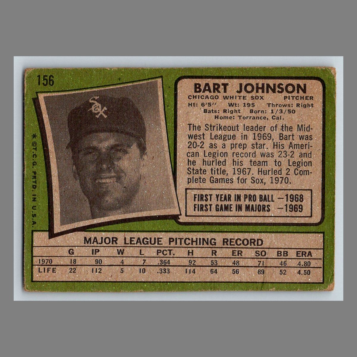 1971 Topps Baseball Cards #1 - 199 | You Pick | Complete Your Set - Picture 247 of 307