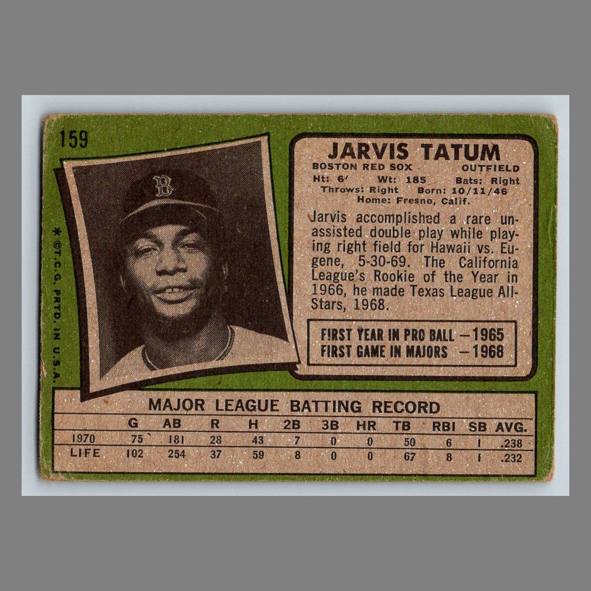 1971 Topps Baseball Cards #1 - 199 | You Pick | Complete Your Set - Picture 253 of 307