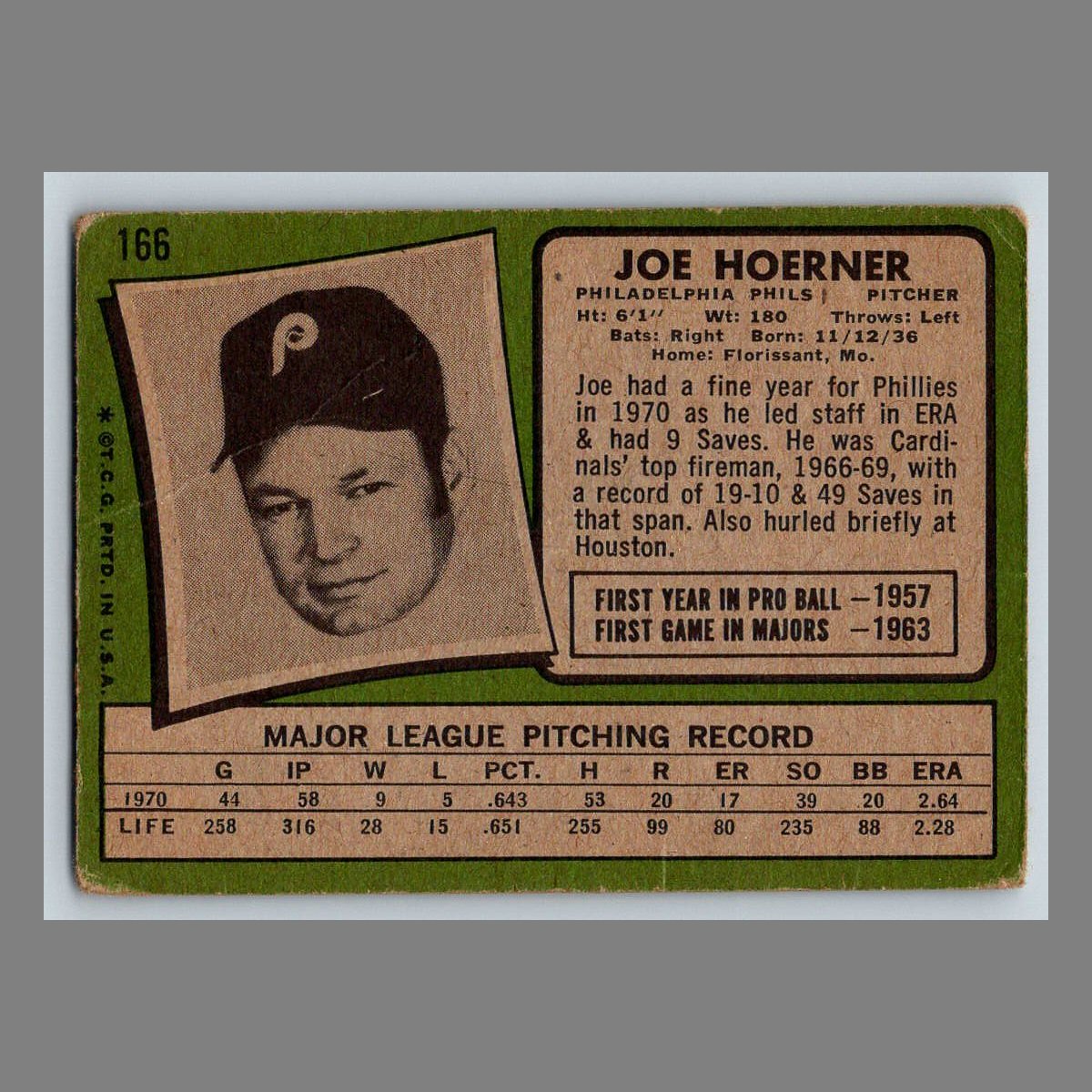 1971 Topps Baseball Cards #1 - 199 | You Pick | Complete Your Set - Picture 261 of 307