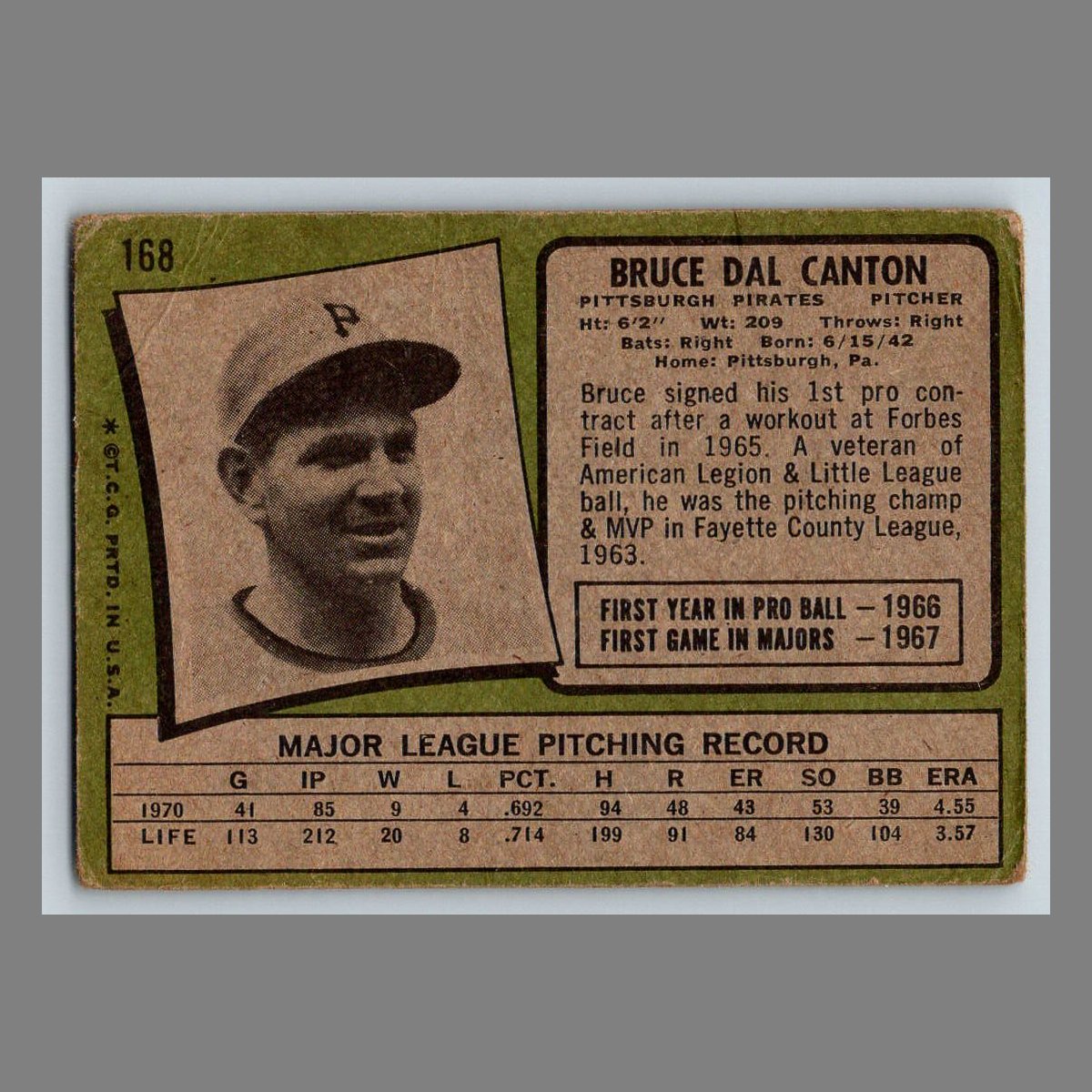 1971 Topps Baseball Cards #1 - 199 | You Pick | Complete Your Set - Picture 265 of 307
