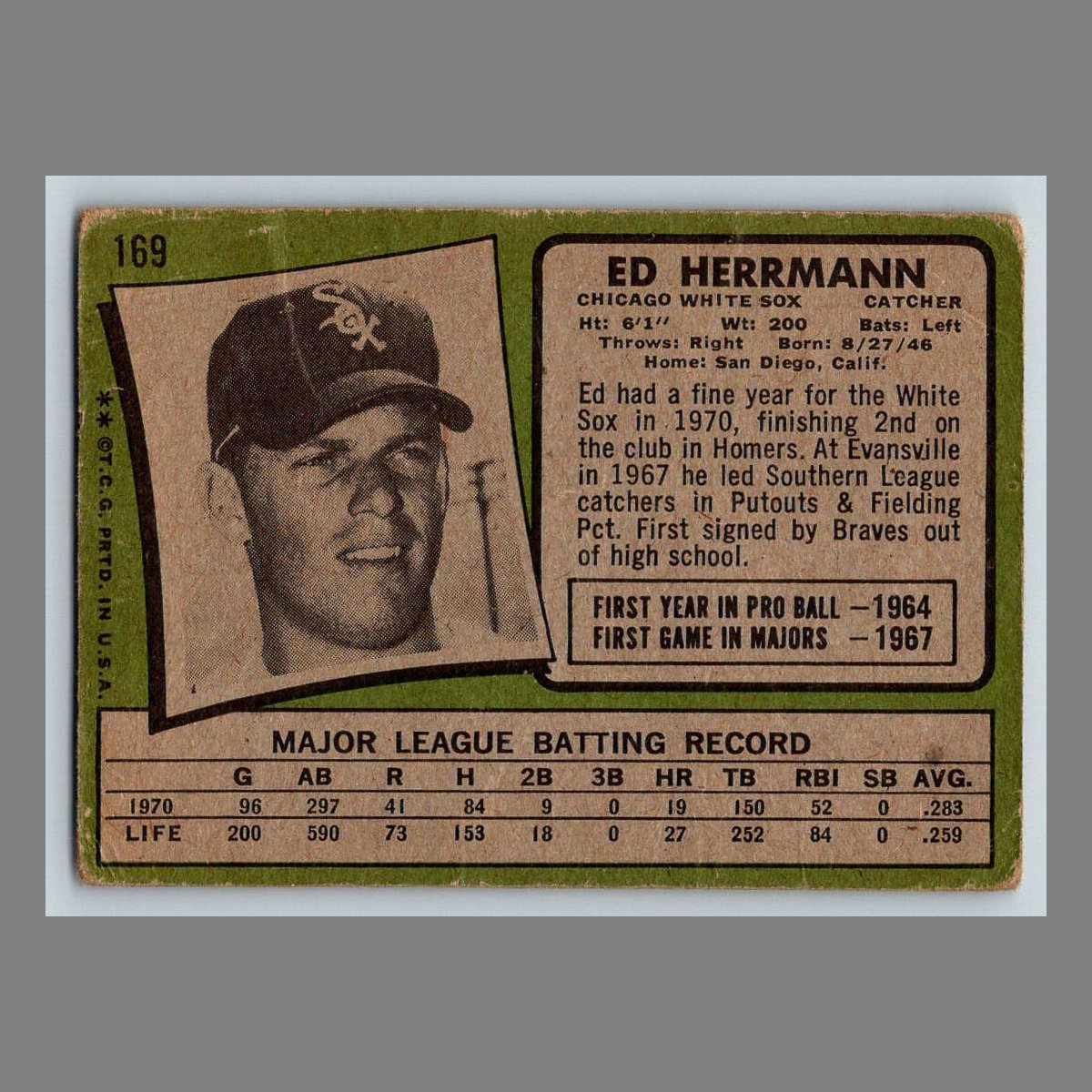 1971 Topps Baseball Cards #1 - 199 | You Pick | Complete Your Set - Picture 267 of 307