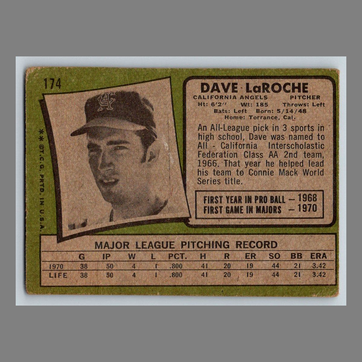 1971 Topps Baseball Cards #1 - 199 | You Pick | Complete Your Set - Picture 273 of 307