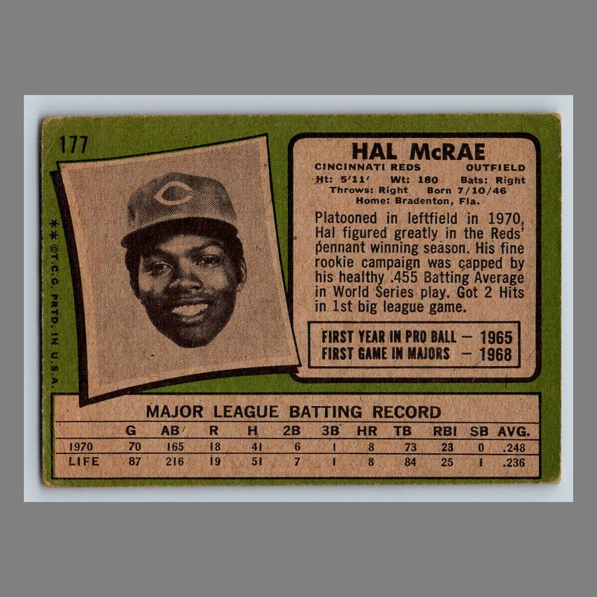 1971 Topps Baseball Cards #1 - 199 | You Pick | Complete Your Set - Picture 277 of 307