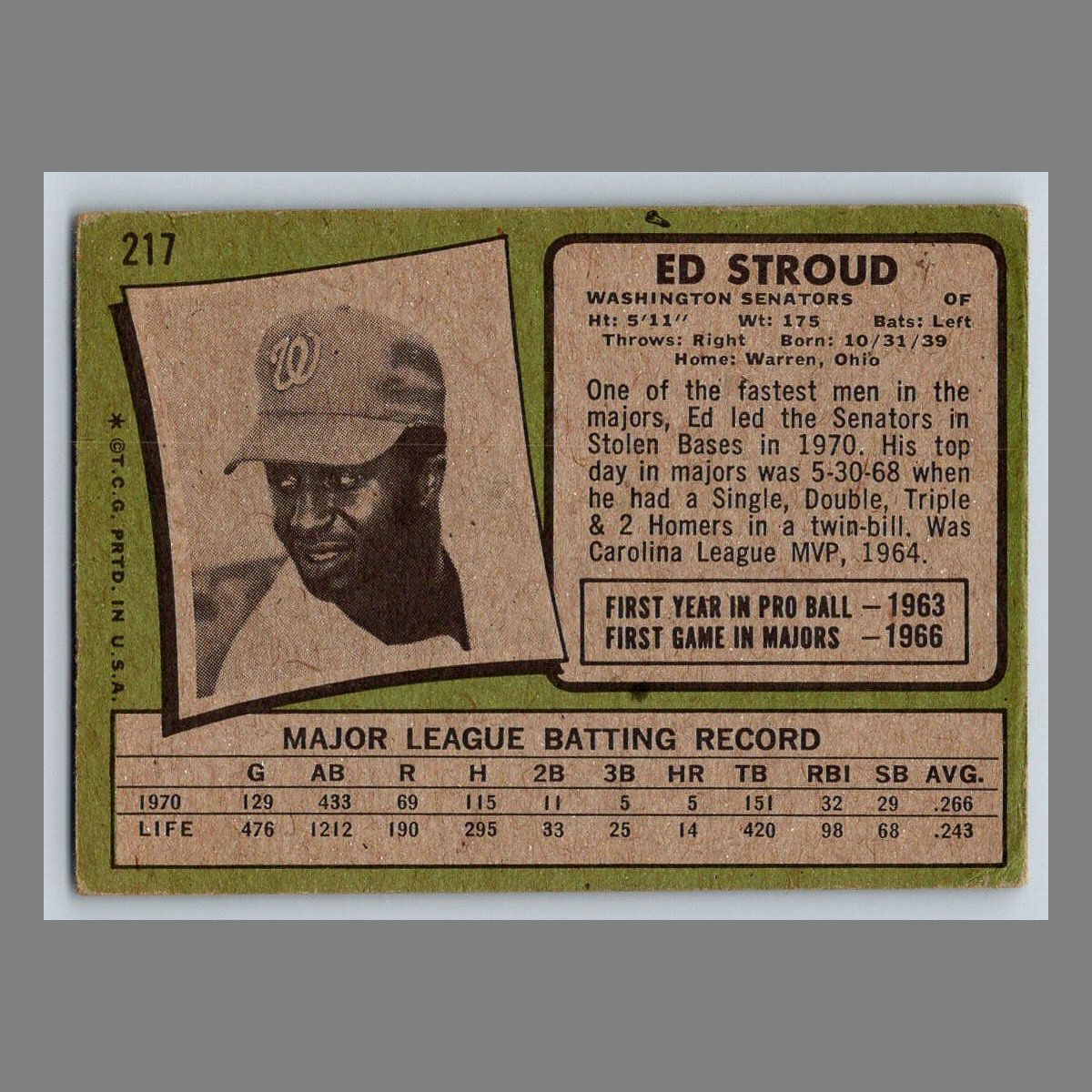 1971 Topps Baseball Cards #200 - 399 | You Pick | Complete Your Set - Picture 25 of 239