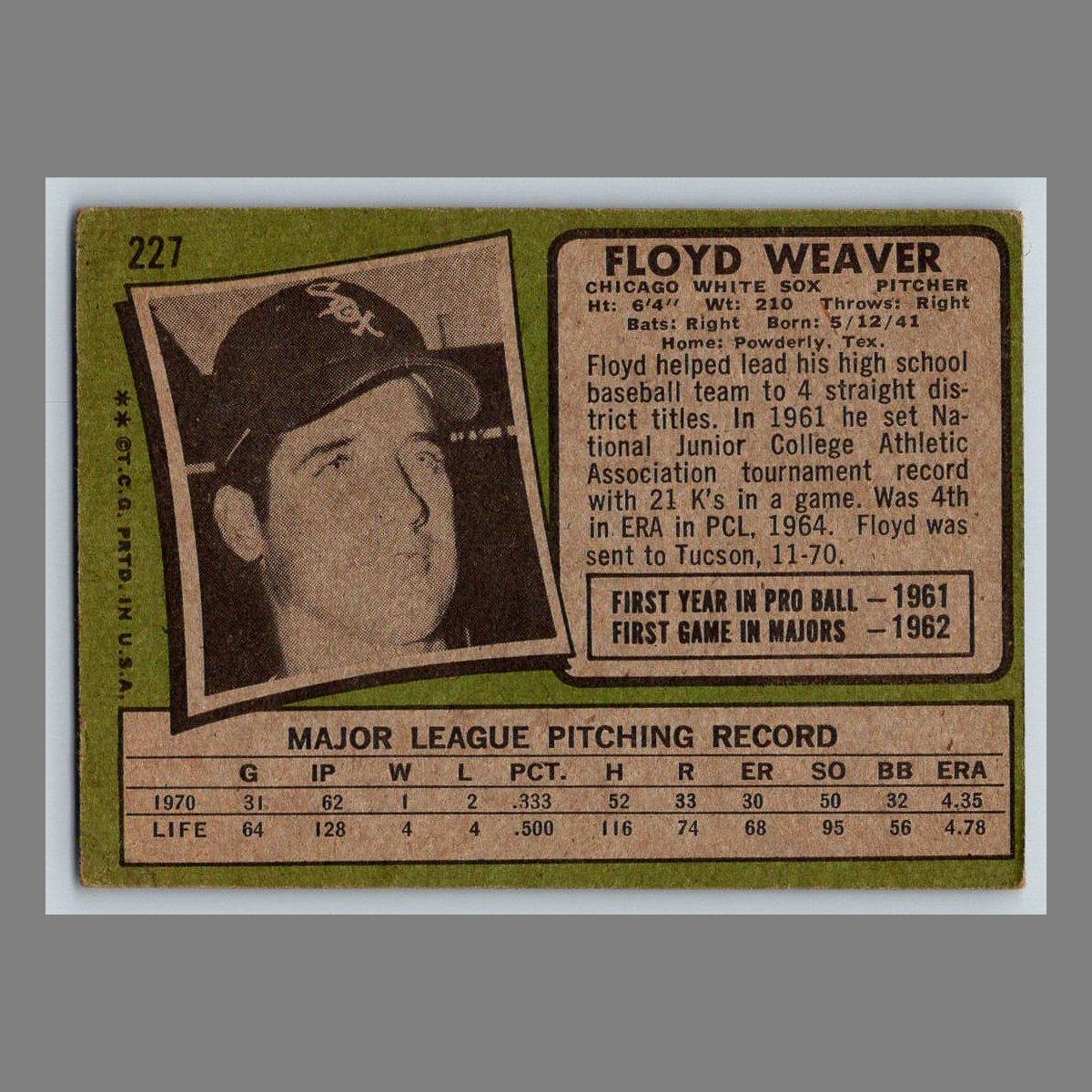 1971 Topps Baseball Cards #200 - 399 | You Pick | Complete Your Set - Picture 41 of 239