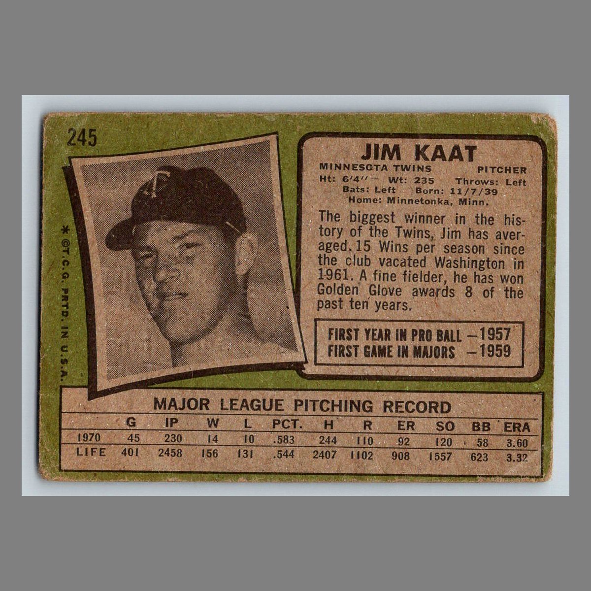 1971 Topps Baseball Cards #200 - 399 | You Pick | Complete Your Set - Picture 69 of 239