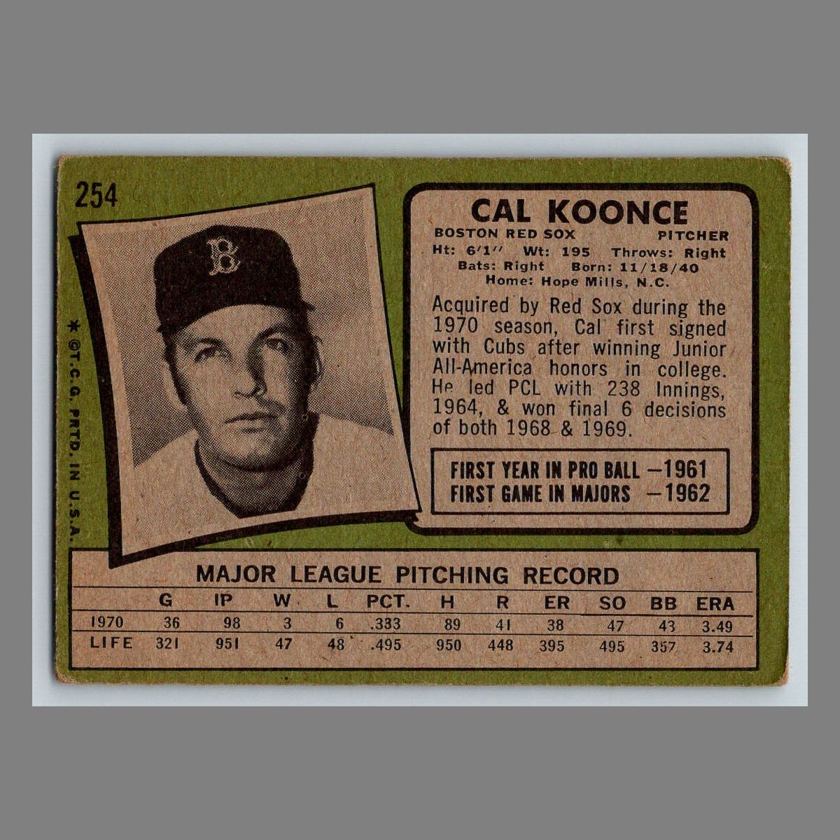 1971 Topps Baseball Cards #200 - 399 | You Pick | Complete Your Set - Picture 81 of 239