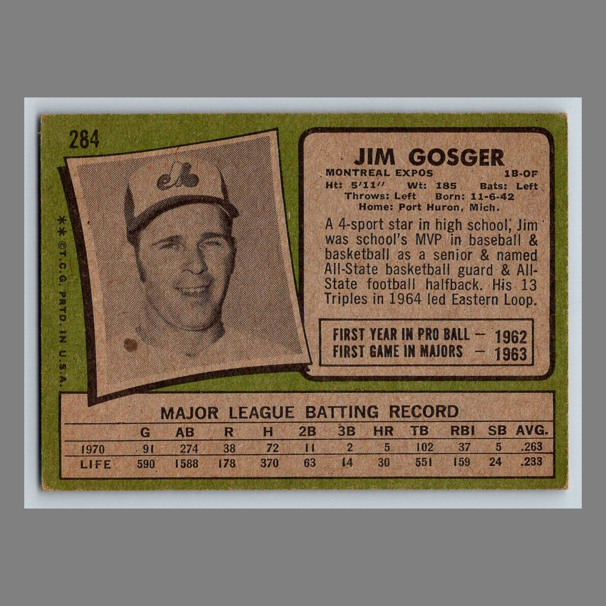 1971 Topps Baseball Cards #200 - 399 | You Pick | Complete Your Set - Picture 119 of 239