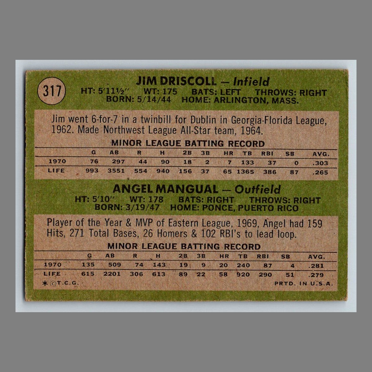 1971 Topps Baseball Cards #200 - 399 | You Pick | Complete Your Set - Picture 165 of 239