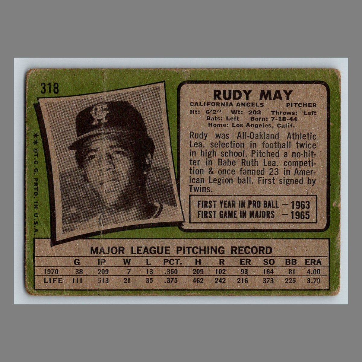 1971 Topps Baseball Cards #200 - 399 | You Pick | Complete Your Set - Picture 167 of 239