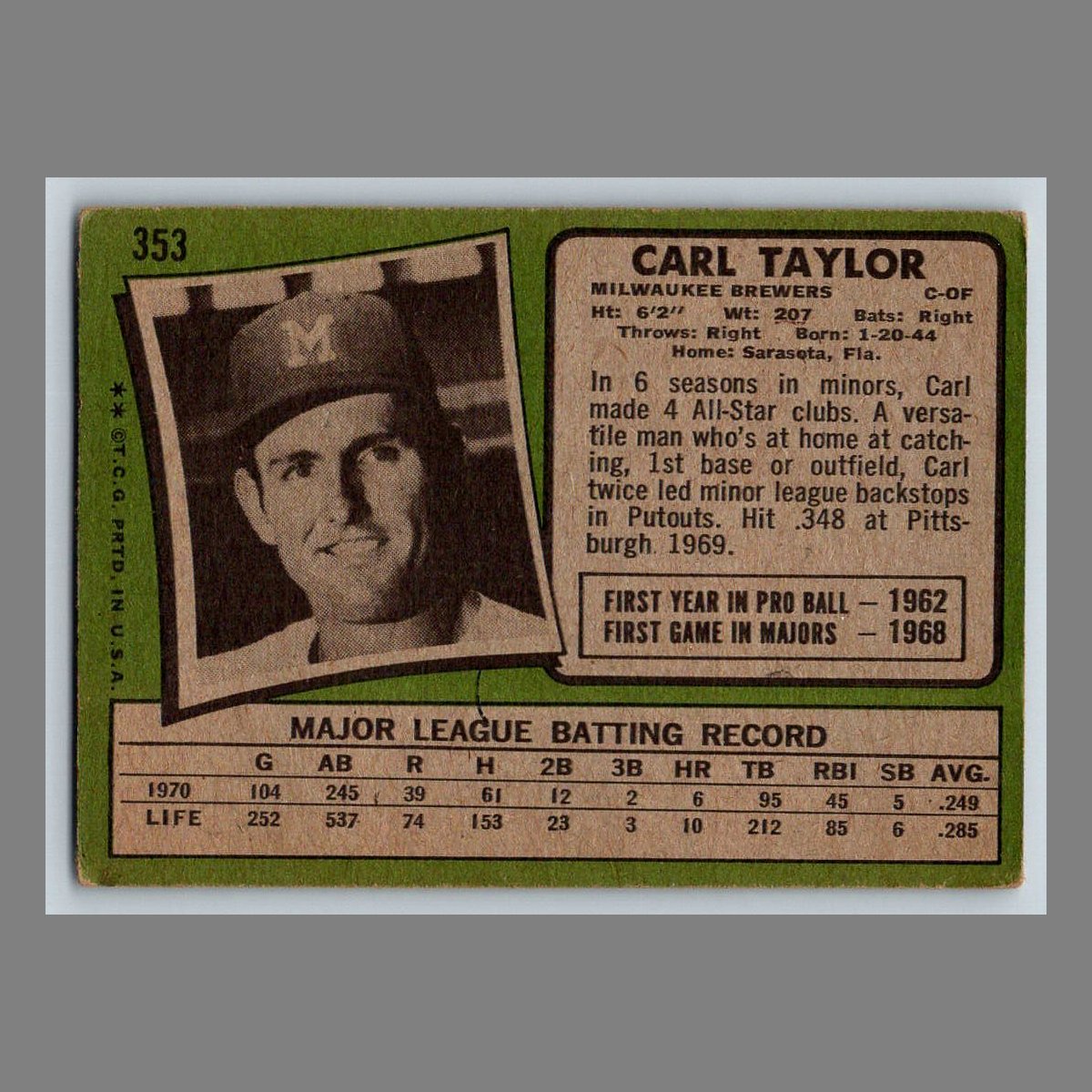 1971 Topps Baseball Cards #200 - 399 | You Pick | Complete Your Set - Picture 197 of 239