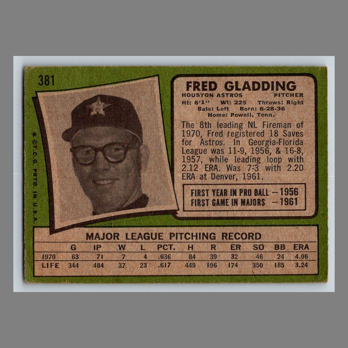 1971 Topps Baseball Cards #200 - 399 | You Pick | Complete Your Set - Picture 229 of 239