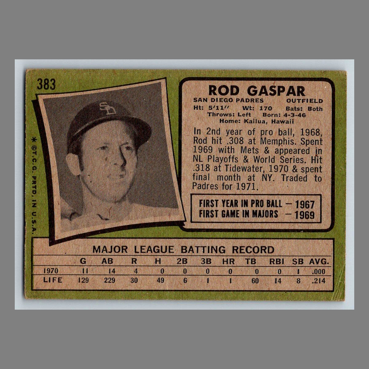 1971 Topps Baseball Cards #200 - 399 | You Pick | Complete Your Set - Picture 231 of 239