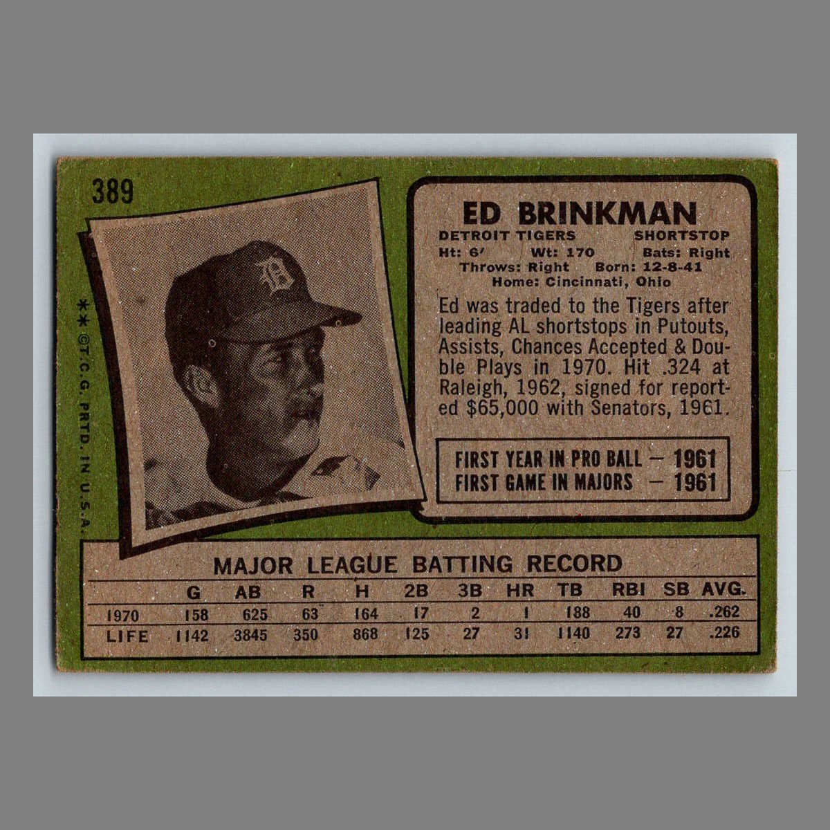 1971 Topps Baseball Cards #200 - 399 | You Pick | Complete Your Set - Picture 233 of 239