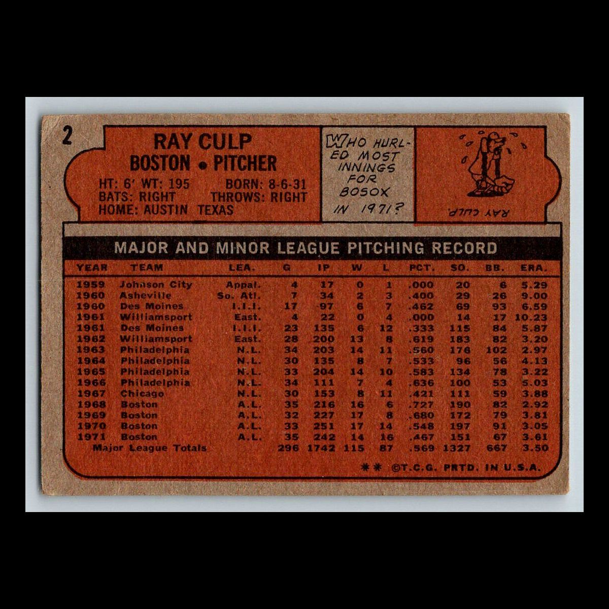 1972 Topps Baseball Cards #1 - 200 | You Pick | Complete Your Set - Picture 3 of 153
