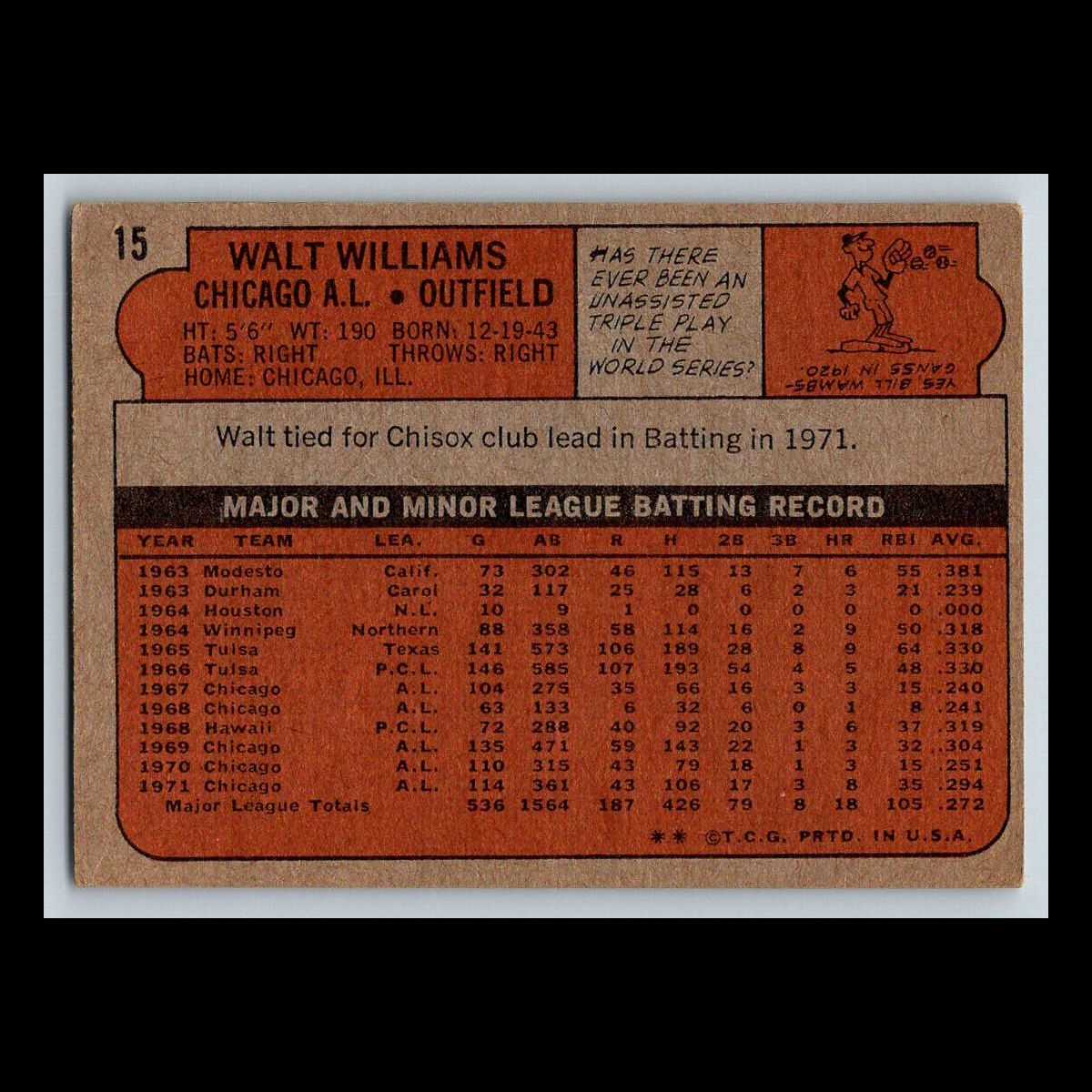 1972 Topps Baseball Cards #1 - 200 | You Pick | Complete Your Set - Picture 15 of 153
