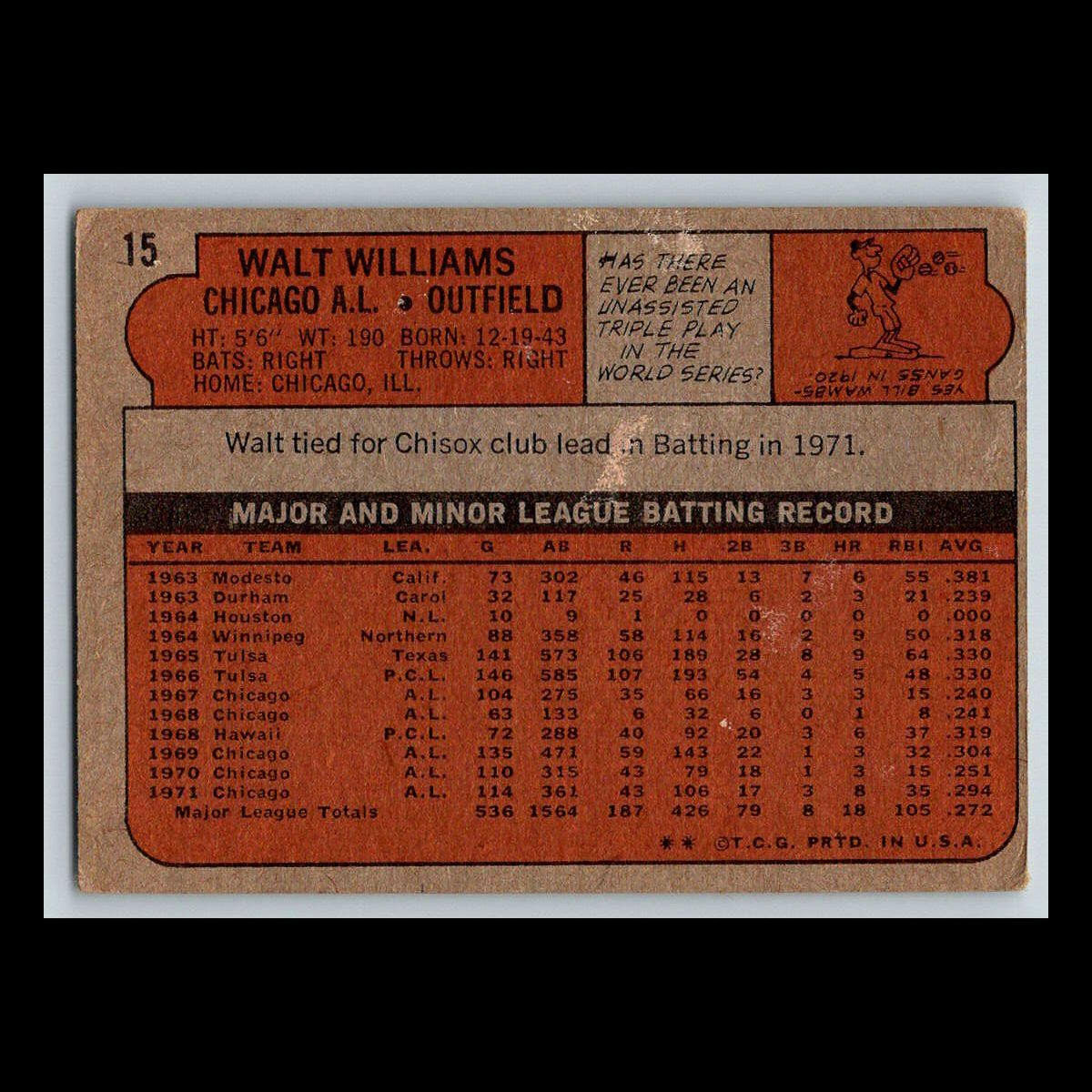 1972 Topps Baseball Cards #1 - 200 | You Pick | Complete Your Set - Picture 17 of 153