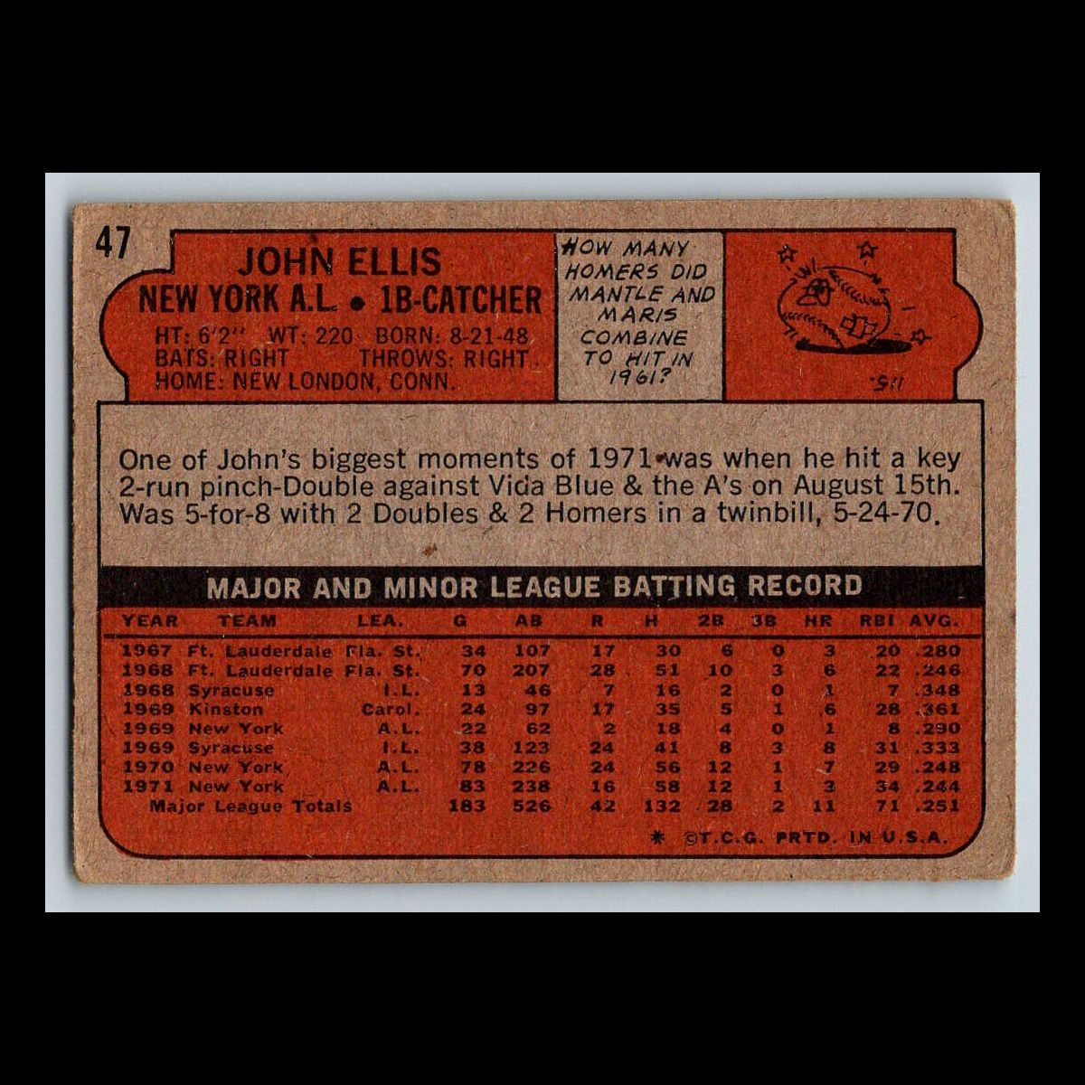 1972 Topps Baseball Cards #1 - 200 | You Pick | Complete Your Set - Picture 67 of 153