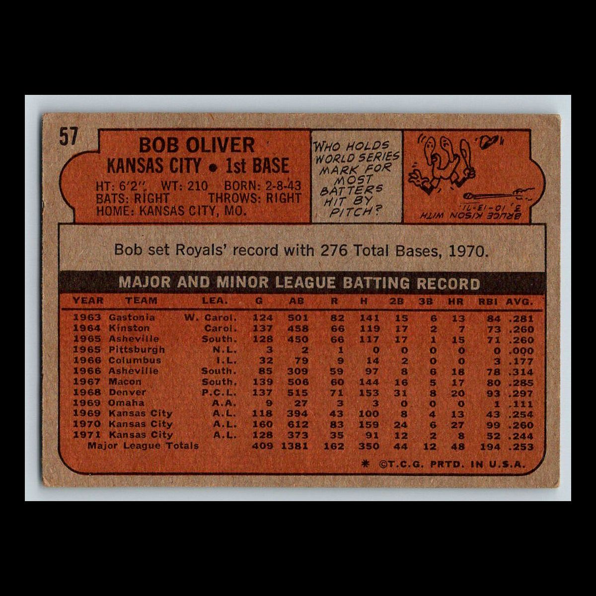 1972 Topps Baseball Cards #1 - 200 | You Pick | Complete Your Set - Picture 81 of 153