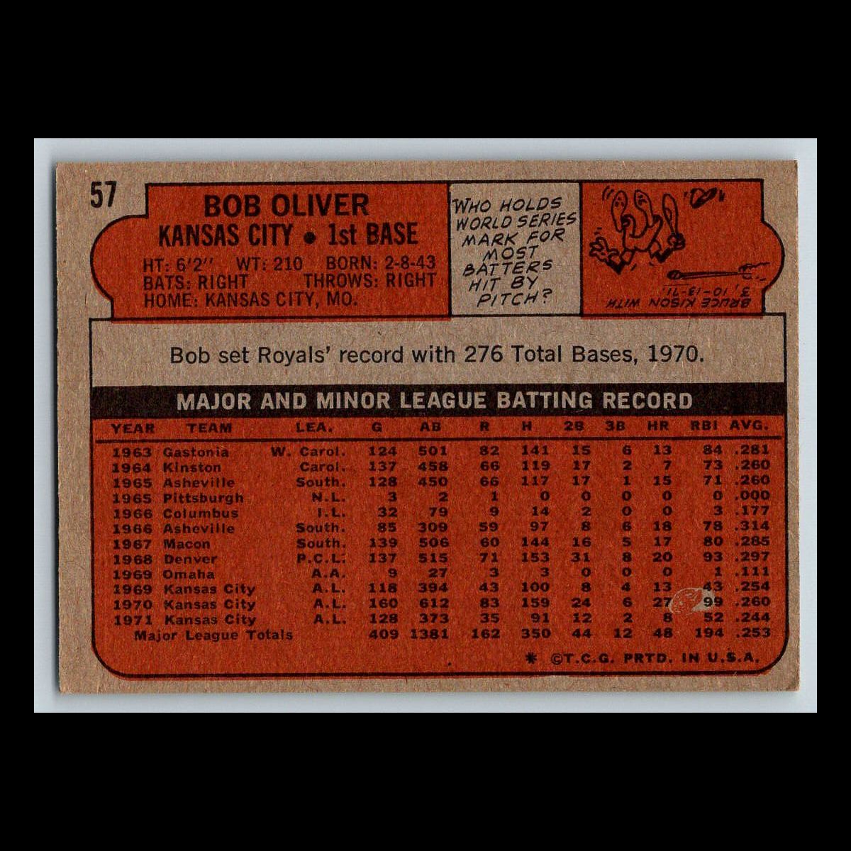1972 Topps Baseball Cards #1 - 200 | You Pick | Complete Your Set - Picture 85 of 153