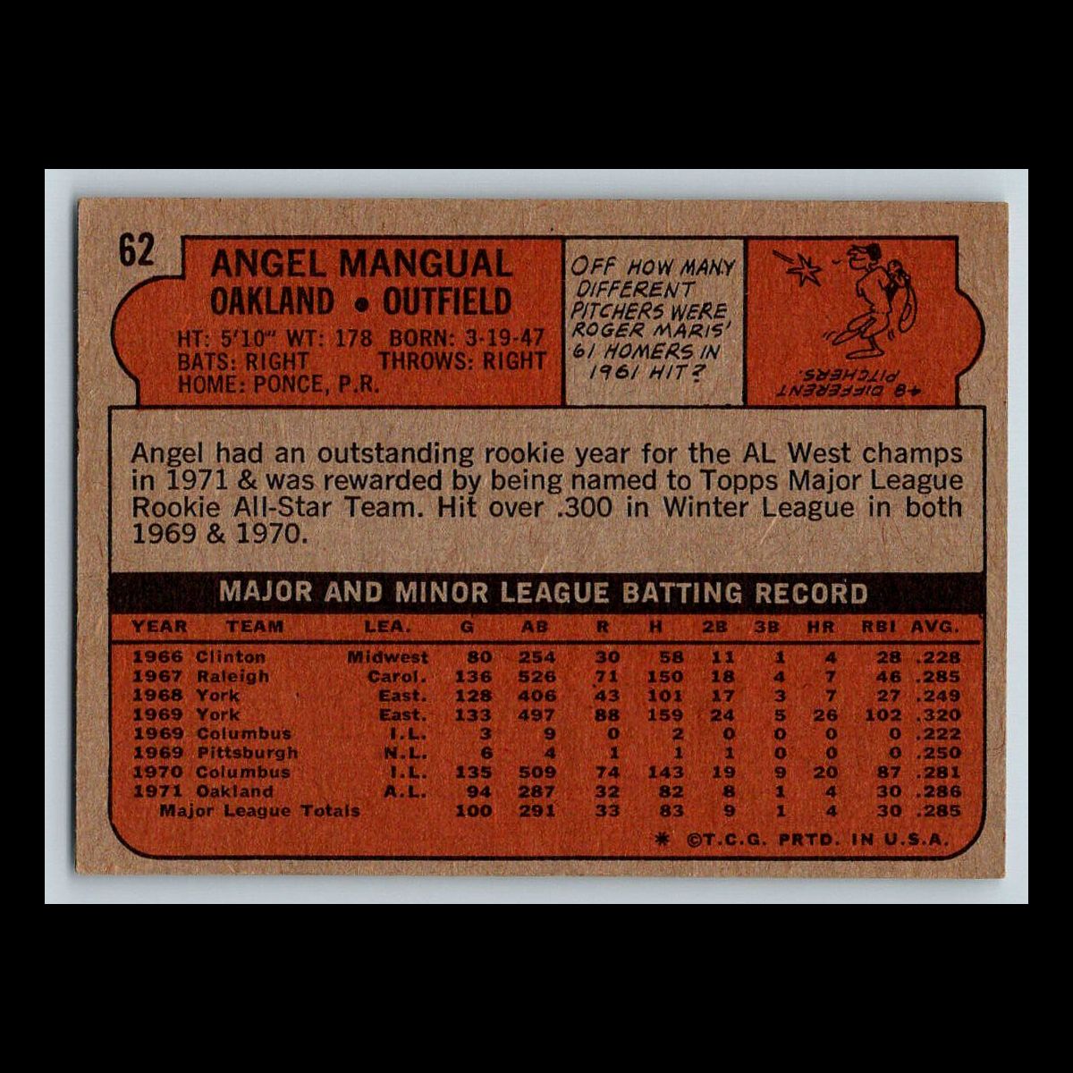 1972 Topps Baseball Cards #1 - 200 | You Pick | Complete Your Set - Picture 95 of 153