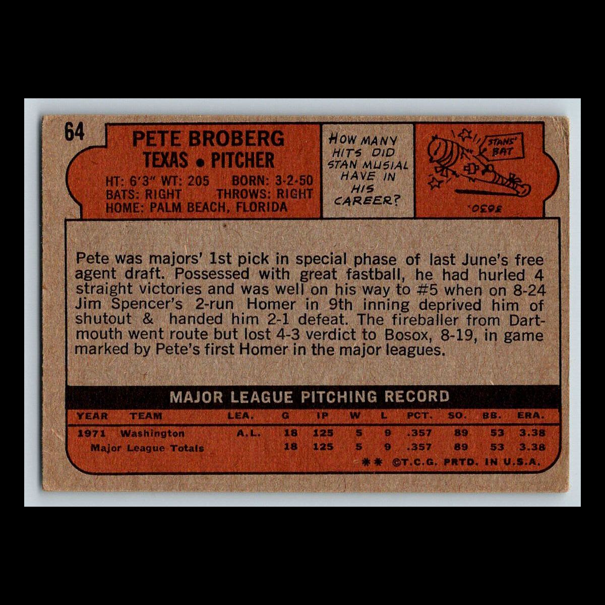 1972 Topps Baseball Cards #1 - 200 | You Pick | Complete Your Set - Picture 107 of 153