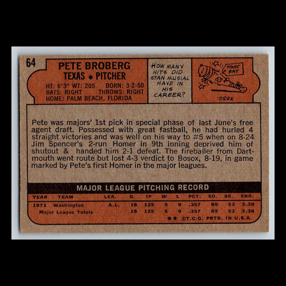 1972 Topps Baseball Cards #1 - 200 | You Pick | Complete Your Set - Picture 111 of 153