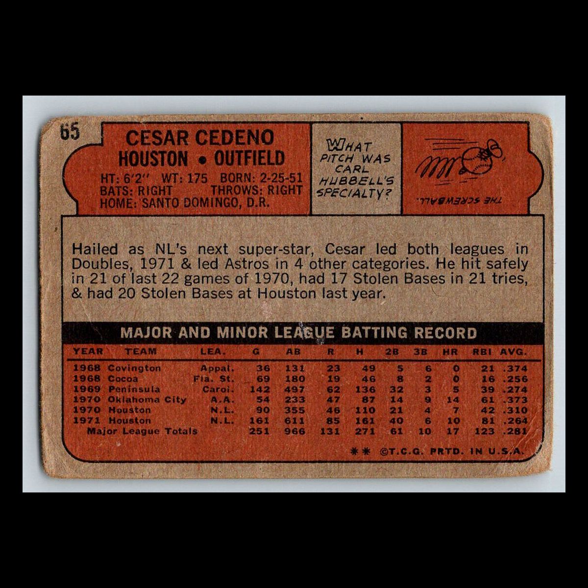 1972 Topps Baseball Cards #1 - 200 | You Pick | Complete Your Set - Picture 113 of 153